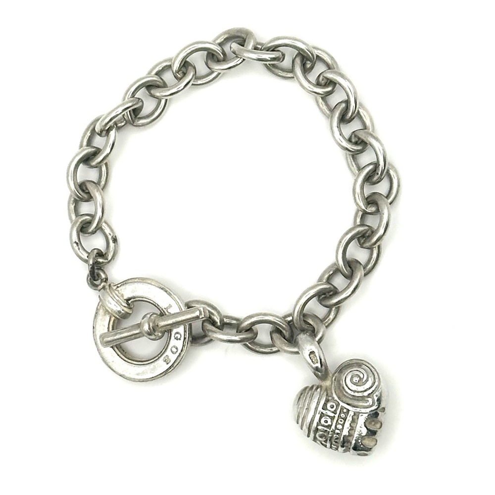 Lagos Heart Of Philadelphia Sterling Silver Charm Bracelet